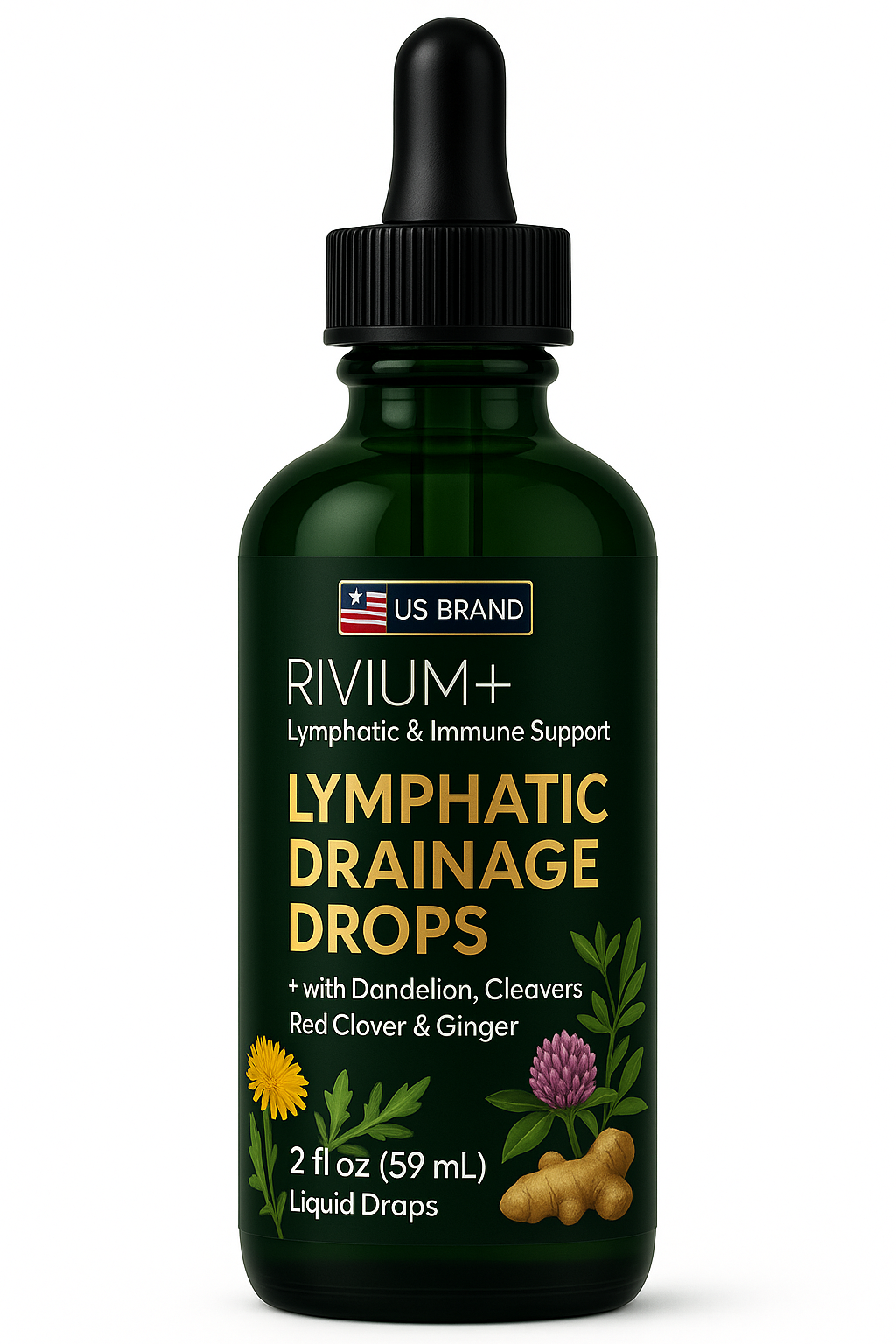 Lymphatic Drainage Drops – 2 fl oz | Rivium