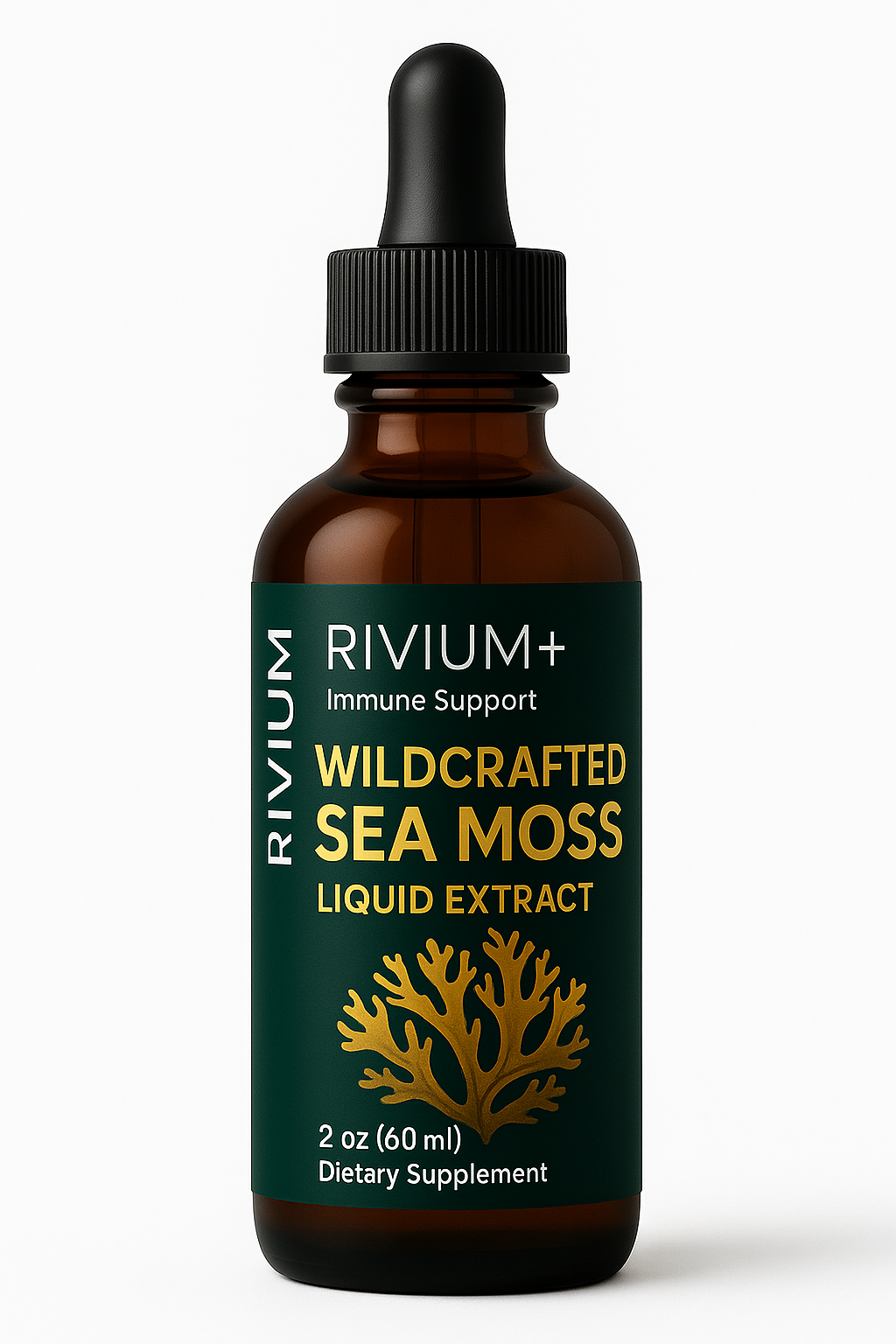 Wildcrafted Sea Moss – Liquid Extract, 2 oz | Rivium