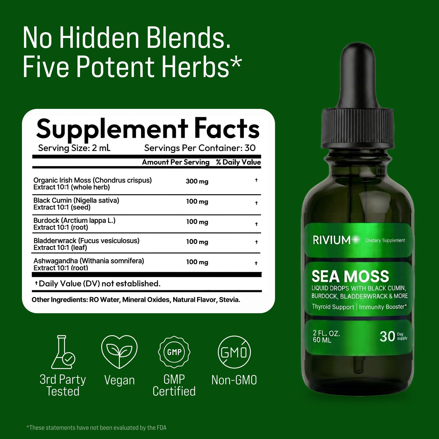 Organic Sea Moss – Liquid Extract