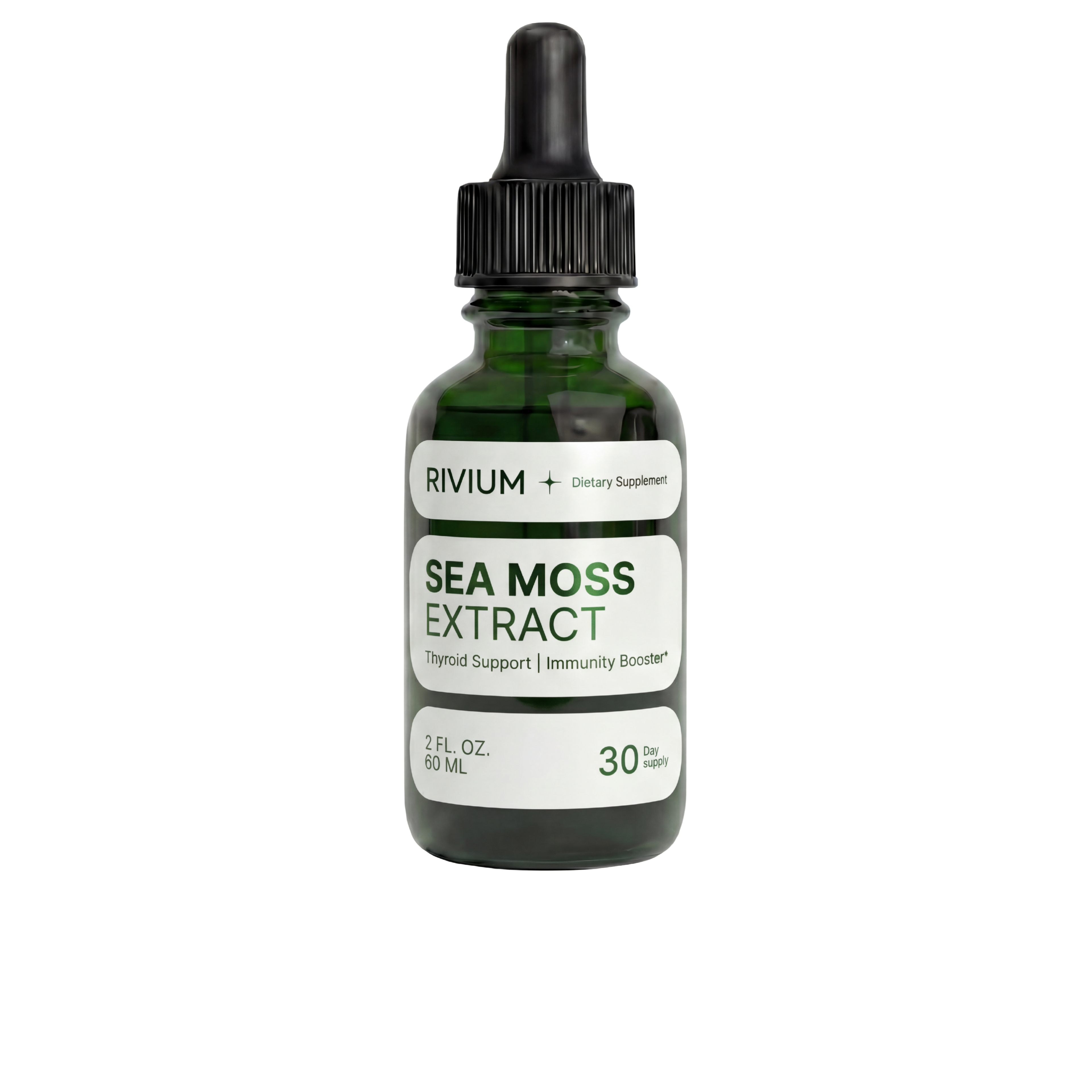 Wildcrafted Sea Moss – Liquid Extract, 2 oz | Rivium