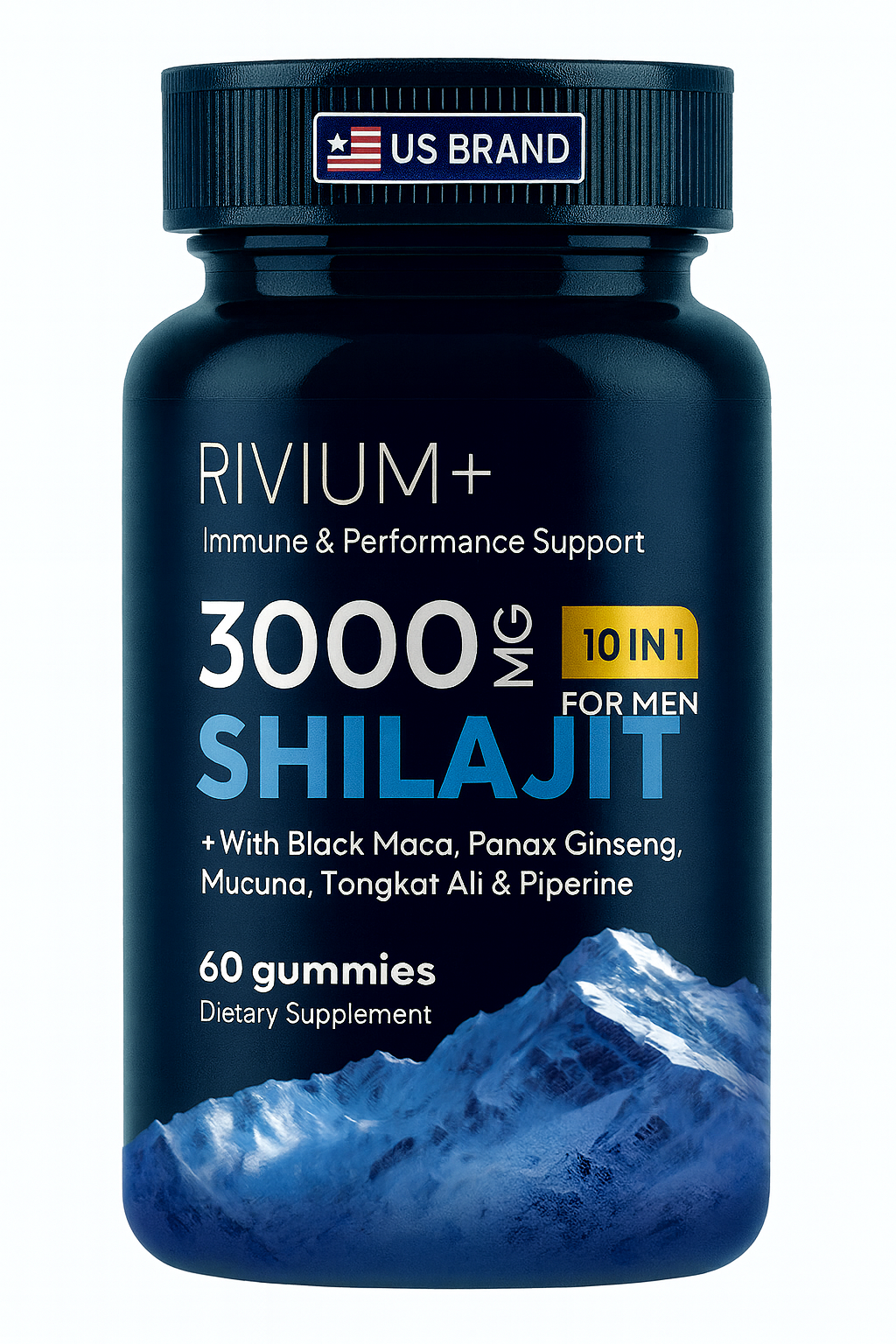 Shilajit Gummies – 60 Gummies | Rivium
